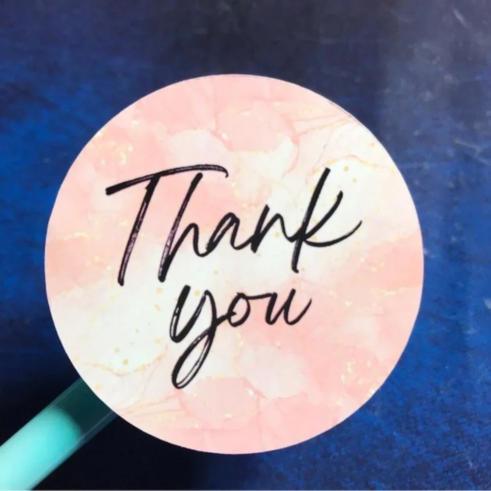 4x$20 💲💲2 pages thank you stickers size 2.08”